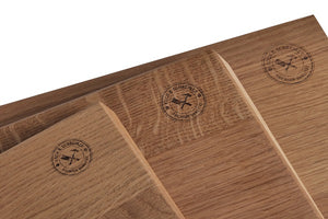 eicheschneidebretter mit logografur