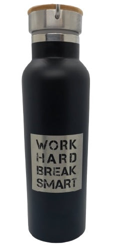 K&S Getränkeflasche WORK HARD BREAK SMART